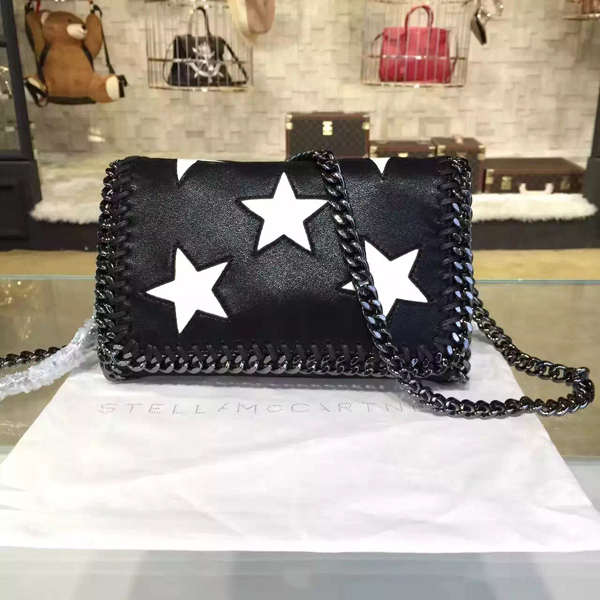 2016-17年秋冬商品★Stella McCartney ステラマッカートニー スーパーコピー star ファラベラ クロスボディ BLACK